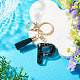 1Pc Resin Letter Keychains(KEYC-TADJ0001-09P)-4