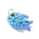 3Pcs Seed Glass Beaded Pendants(PALLOY-MZ01010)-4