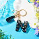 1Pc Resin Letter Keychains(KEYC-TADJ0001-09N)-4