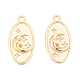 Brass Micro Pave Clear Cubic Zirconia Pendants(KK-N231-382)-2