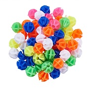 Plastic Beads, for Bicycle Spoke Wire Accessories, Mixed Color, 15x13mm, Hole: 4mm(MACR-CJ0001-34)