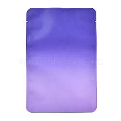 Two Tone Rectangle Plastic Zip Lock Gift Bags, Resealable Bags, Mauve, 15x10x0.014cm, Unilateral Thickness: 2.5 Mil(0.065mm)
(OPP-C003-01C-04)