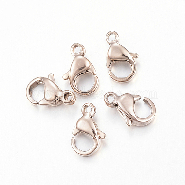 Rose Gold Others 304 Stainless Steel Lobster Claw Clasps