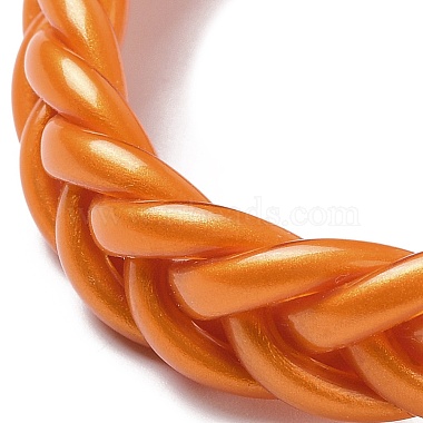 Plastic Cord Braided Stretch Bracelets(BJEW-R313-03E)-2