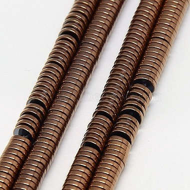 Electroplate Non-magnetic Synthetic Hematite Beads Strands(G-J164A-4mm-M)-2