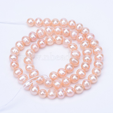 Natural Cultured Freshwater Pearl Beads Strands(PEAR-R063-39B)-2