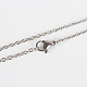 304 Stainless Steel Cable Chain for Necklace(STAS-E052-61P-55cm)-1