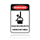 UV Protected & Waterproof Aluminum Warning Signs(AJEW-WH0111-H06)-1