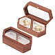 2-Slot Wooden Couple Rings Storage Boxes(CON-WH0087-42A)-1