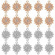 sunnyclue 40piezas 2 estilos de dijes de conector de diamantes de imitación de cristal de aleación(FIND-SC0025-27)-1