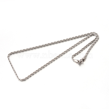 304 Stainless Steel Rope Chain Necklaces(STAS-M174-009P-B)-2