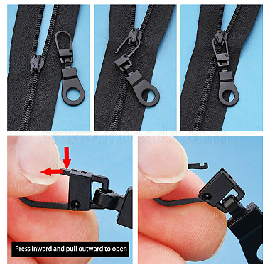 20Pcs 5 Colors Alloy & Iron Zipper Pull(FIND-FH0005-61)-4