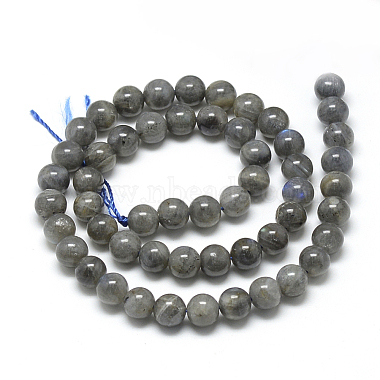 Chapelets de perles en labradorite naturelle (G-R446-8mm-14)-2