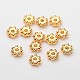 ABS Electroplated Snowflake Plastic Spacer Beads(X-KY-I002-01A)-1