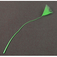 Fashion Feather Costume Accessories, Lawn Green, 9mm(X-FIND-R001c-3)