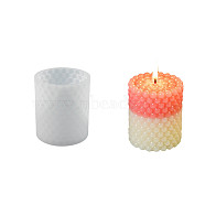 DIY Silicone Candle Molds, for Candle Making, Column, White, 6.6x7.9cm(SIMO-P008-01)