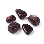 5Pcs Natural Tiger Eye Beads, Tumbled Stone, Vase Filler Gems, Dyed & Heated, No Hole/Undrilled, Nuggets, 20~35x13~23x8~22mm(G-FS0001-98)