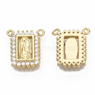 Brass Micro Pave Cubic Zirconia Pendants(ZIRC-T014-028-NF)-2