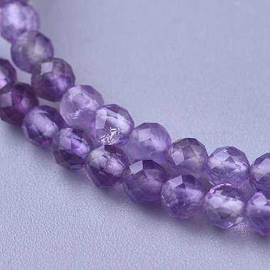 Améthyste naturelle des colliers de perles(NJEW-K114-A-A21)-2