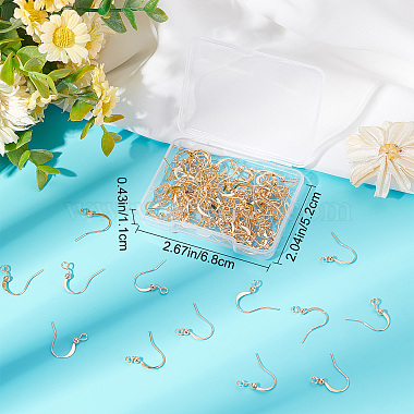 100Pcs Long-Lasting Plated Brass French Earring Hooks(KK-CN0001-80)-7