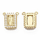 Brass Micro Pave Cubic Zirconia Pendants(ZIRC-T014-028-NF)-2