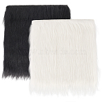2Pcs 2 Colors Square Acrylic Fibers Carpet Mat, Non-Slip Home Living Room Bedroom Carpet, Mixed Color, 300x300x11mm, 1pc/color(AJEW-CN0003-11B)