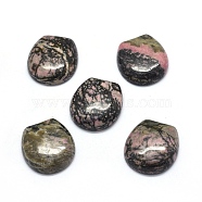Natural Rhodonite Cabochons, Oval, 22x20.5x6~7mm(G-O175-13F)