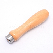 Chinese Cherry Handle, File Accessories, BurlyWood, 110.5x25.5mm, Hole: 5.5mm(WOOD-WH0110-10)