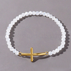 Cross with Class Bead Bracelet for Women(SW0705-4)