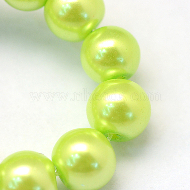 Chapelets de perles rondes en verre peint(X-HY-Q003-6mm-66)-3