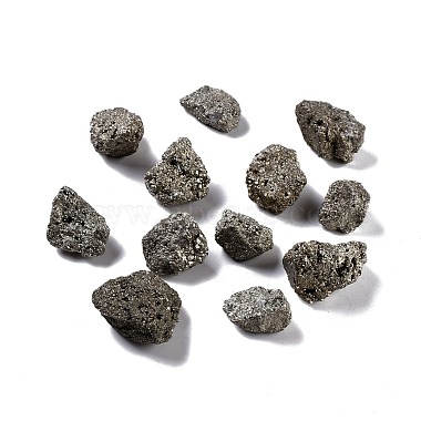 Rough Raw Natural Pyrite Beads(G-K314-05)-2
