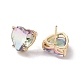 Glass Stud Earring(EJEW-C077-04KCG)-3