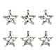 Antique Silver Tibetan Style Star Pendant(Left and Right Random Delivery)(X-LF8939Y)-1