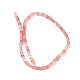 Cherry Quartz Glass Beads Strands(G-A128-C28-A)-2