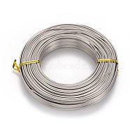Raw Round Aluminum Wire, Flexible Craft Wire, for Beading Jewelry Doll Craft Making, 12 Gauge, 2.0mm, 55m/500g(180.4 Feet/500g)(AW-S001-2.0mm-21)
