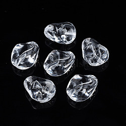 Transparent Acrylic Beads, Teardrop, Clear, 16.5x13.5x10.5mm, Hole: 1.8mm(X-TACR-N009-35)