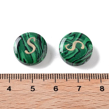 perles de malachite synthétiques(G-A238-01S)-3