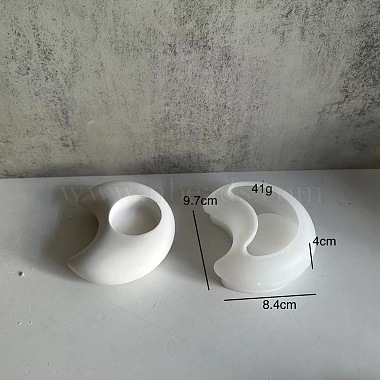 White Silicone Candle Holders