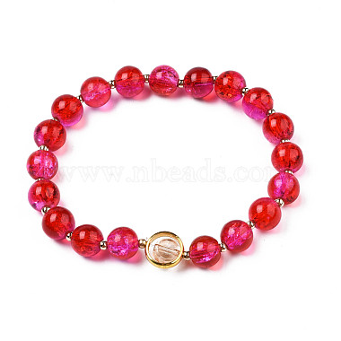 Crimson Glass Bracelets