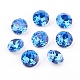 Pointed Back & Back Plated Glass Rhinestone Cabochons(RGLA-J012-10mm-206)-1