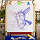 шаблоны трафаретов для рисования на пластике домашних животных(DIY-WH0244-171)-5