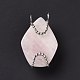 Natural Rose Quartz Pendants(G-C243-01P)-3