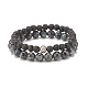 2Pcs 2 Style Natural Gemstone & Lava Rock Stretch Bracelets Set(BJEW-JB08193)-3