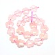 Natural Rose Quartz Flower Beads Strands(G-L241B-05)-2