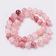 Natural Colorful Green Jade Beads Strands(G-G757-02-8mm)-2