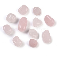 Natural Rose Quartz Beads, No Hole Beads, Nuggets, Tumbled Stone, Vase Filler Gems, 8~21x5~18x5~21mm, about 285pcs/1000g(G-M371-01A)