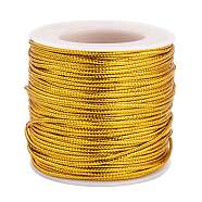Metallic Cord, Goldenrod, 2mm, about 43.74 yards(40m)/roll(MCOR-S002-2.0mm-01)