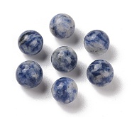 Natural Blue Spot Jasper No Hole Sphere Beads, Round, 10mm(G-K353-04A-14)