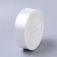 1 inch(25mm) Milk White Satin Ribbon Wedding Sewing DIY, 25yards/roll(22.86m/roll)(X-RC25mmY042)