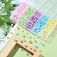 605Pcs 15 Style Spray Painted ABS Plastic Imitation Pearl Beads(OACR-YW0001-34)-5